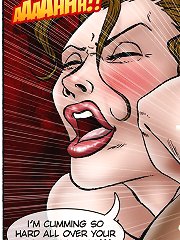 Your white pussy is cumming like a waterfall on this cartoon comic porn. Fuck Im still cumming!
