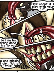 Interracial sex comics. Oh my God! I never felt anything like that before. I feel weak all of a sudden!