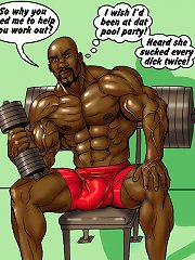 Kitty asks Coach Black to help her with new exercise free xxx comics