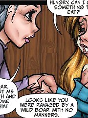 JKR comix. Barry insert his cock in sleeping cartoon girl vagina