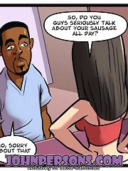interracial John Person cartoons with tremendous variety of sex scenes