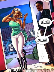 Interracial cartoon porn. If I suck your dick Rex will be on the team right? Yes girl, suck it!