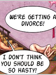 Nonstop fucking cartoons! Muscled guy caught by his wife fucking street whore