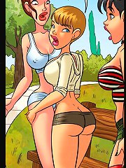 It is my bitch on cartoon porn comics. So you better step off cuz this pussy is mine!