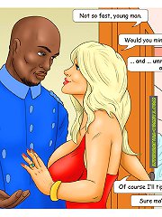 Naked cartoons. Oh, honey you look so tired, why dont you take a nap while I start unpacking?