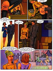 Hot wives and their comic sex adventures, delicious and sweet cartoon blowjob