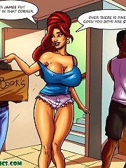 Cartoon porn comics. I don`t want to hear it, get moving and go help miss Davis