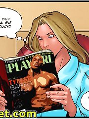 Boosting itchiness between the female's legs which she can't to scratch located on xxx comics