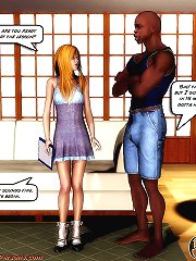 Redhead teen 3d girl want to suck nigger cock