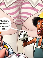 Adult comics. Bear in mind that wealthy redhead woman we worked for past summer months, I suppose it is she!